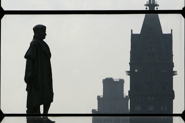 Статуя Колумба в Нью-Йорке